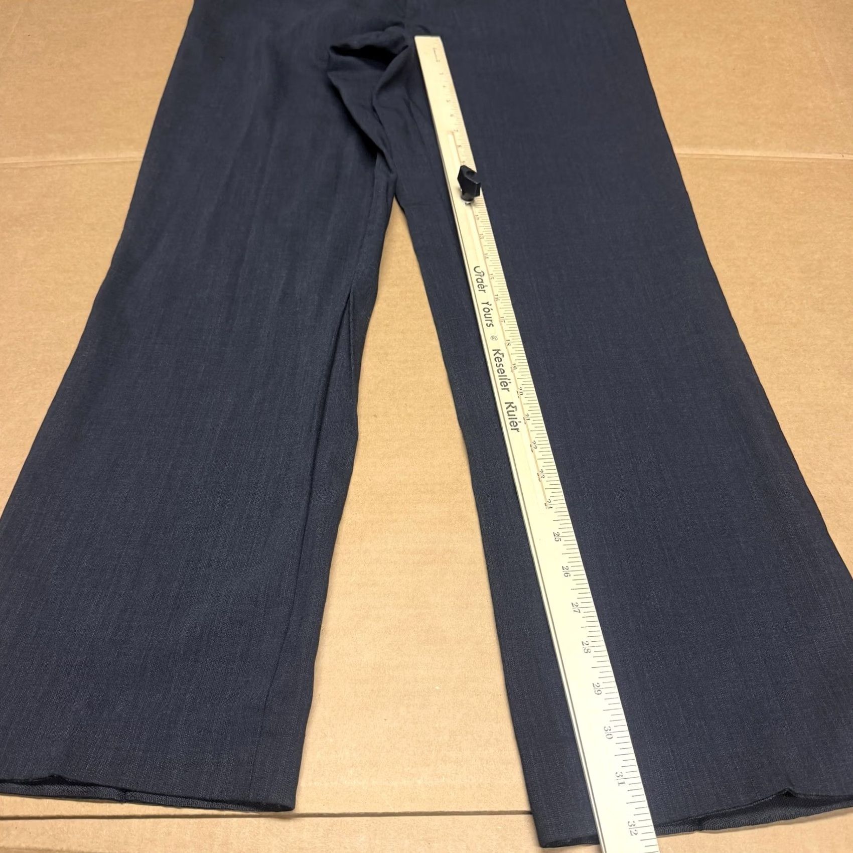 Hugo Boss Hugo Boss Dress Pants Mens 34x32 Gray Wool Flat Front Straight Business Size US 34 / EU 50 - 3 Thumbnail
