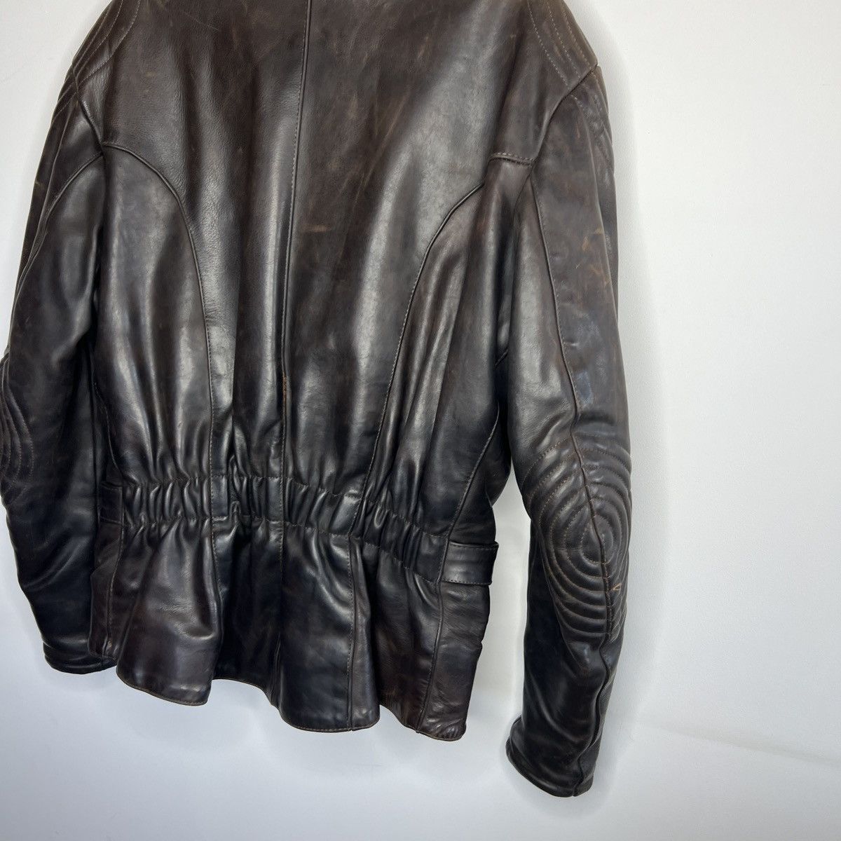 Vintage Moto Vintage Racing Leather Jacket Ramones Biker 90s Punk Size US L / EU 52-54 / 3 - 10 Thumbnail