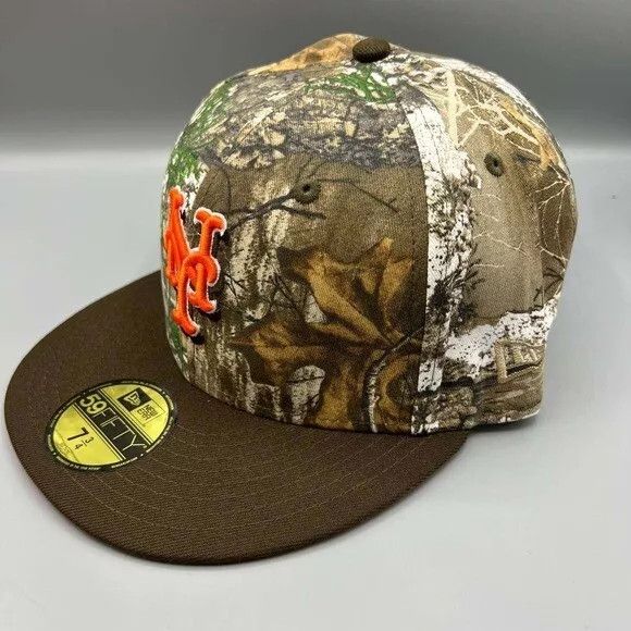 New Era New York Mets Hat Men 7 3/4 Realtree All Star Game Fitted Size ONE SIZE - 4 Thumbnail