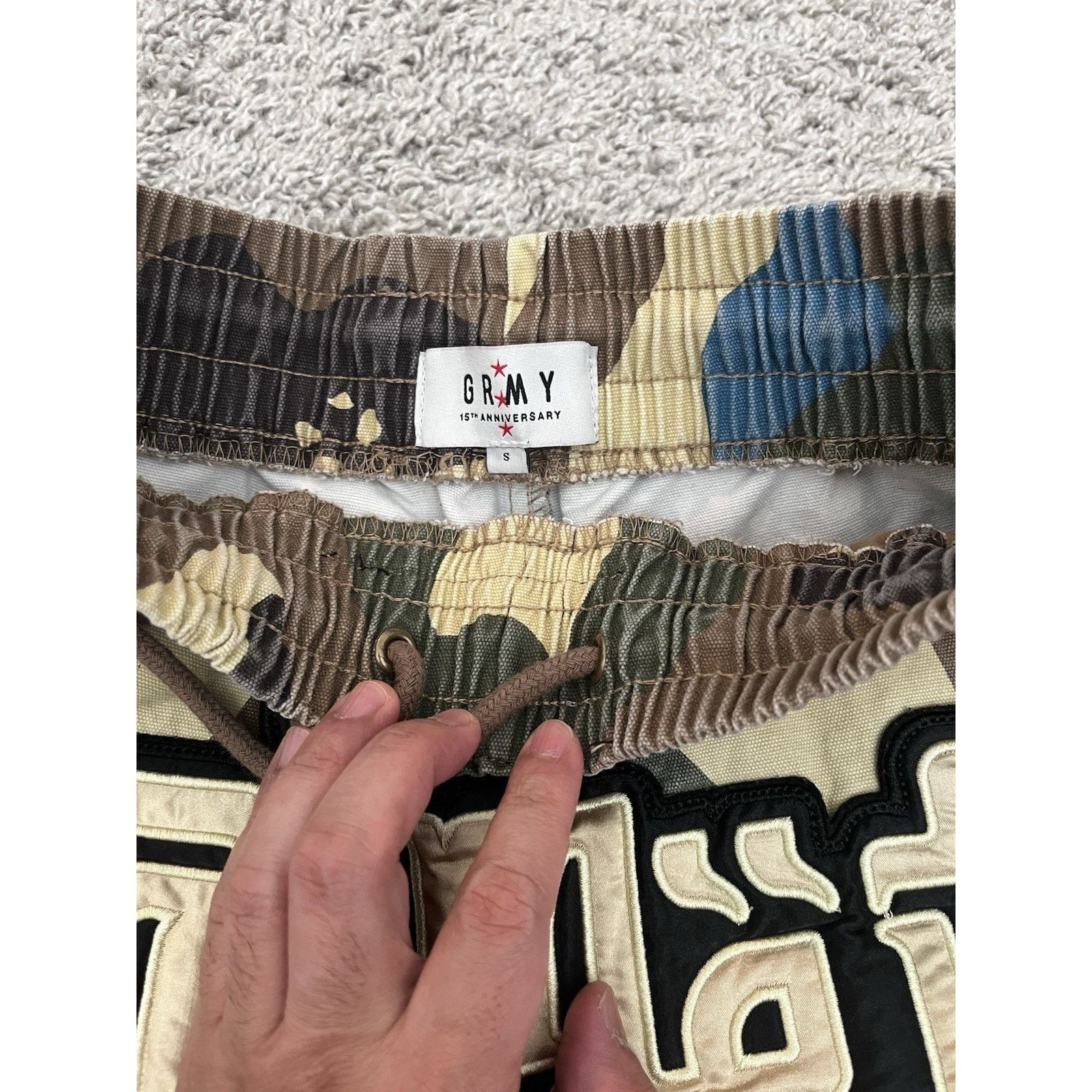 Other GRMY 15th Anniv Camo Embroidered Boxing Shorts S Streetwear Size US 29 - 3 Thumbnail