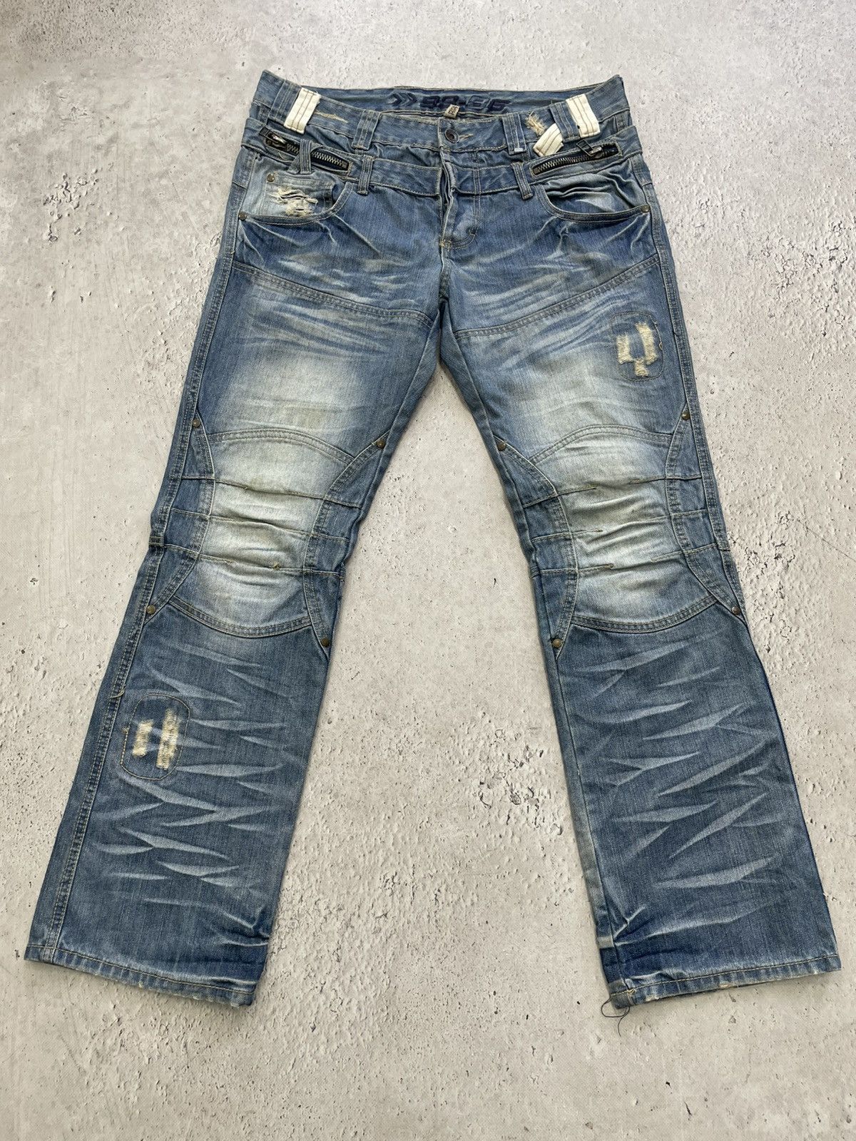 Diesel Diesel style distressed jeans rare y2k japanese Size US 32 / EU 48 - 1 Thumbnail