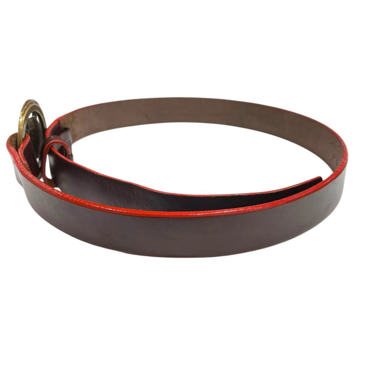 Jean Paul Gaultier Archive Logo Leather Belt Size ONE SIZE - 2 Thumbnail