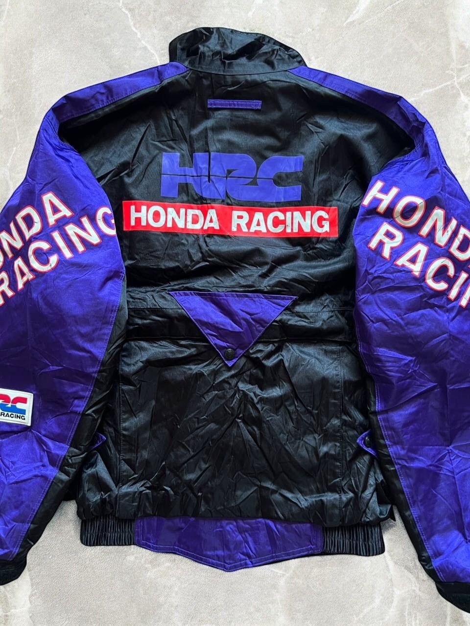 Honda × Japanese Brand Vintage HONDA HRC RACING BOMBER JAPAN MADE🇯🇵 Moto bike jacket Size US M / EU 48-50 / 2 - 4 Thumbnail