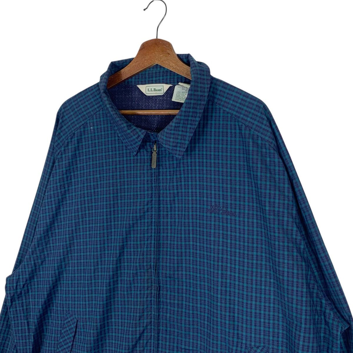 L.L. Bean Vintage L.L. Bean Checkers Style Jacket Size US XL / EU 56 / 4 - 4 Thumbnail