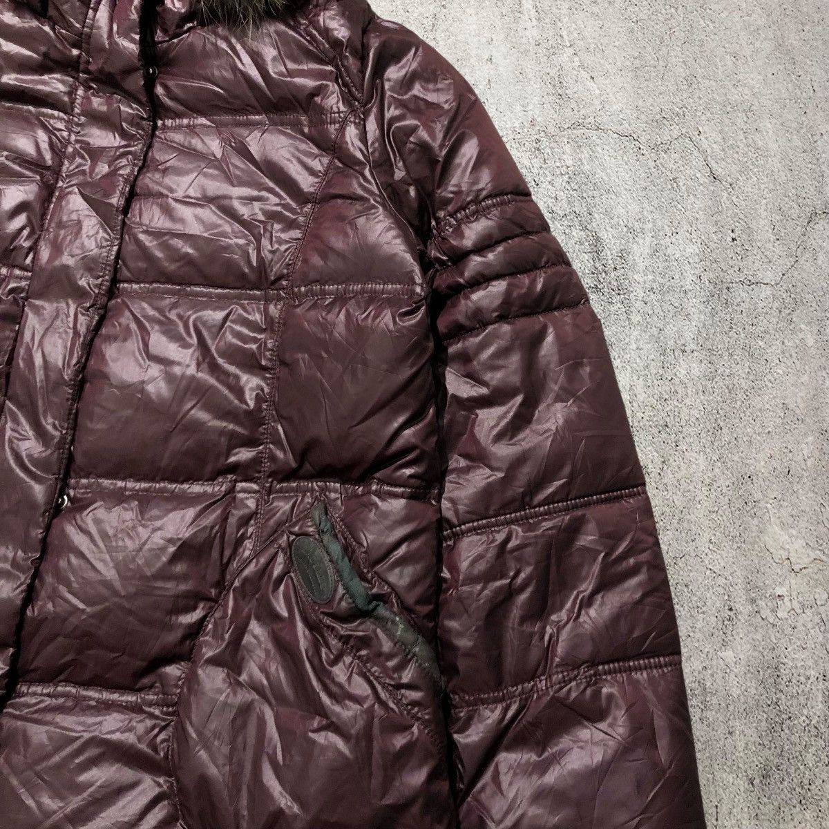 Japanese Brand 2000s Ragello Puffer Down Jacket Fur Ziphoodie Lgb Punk Size US L / EU 52-54 / 3 - 3 Thumbnail