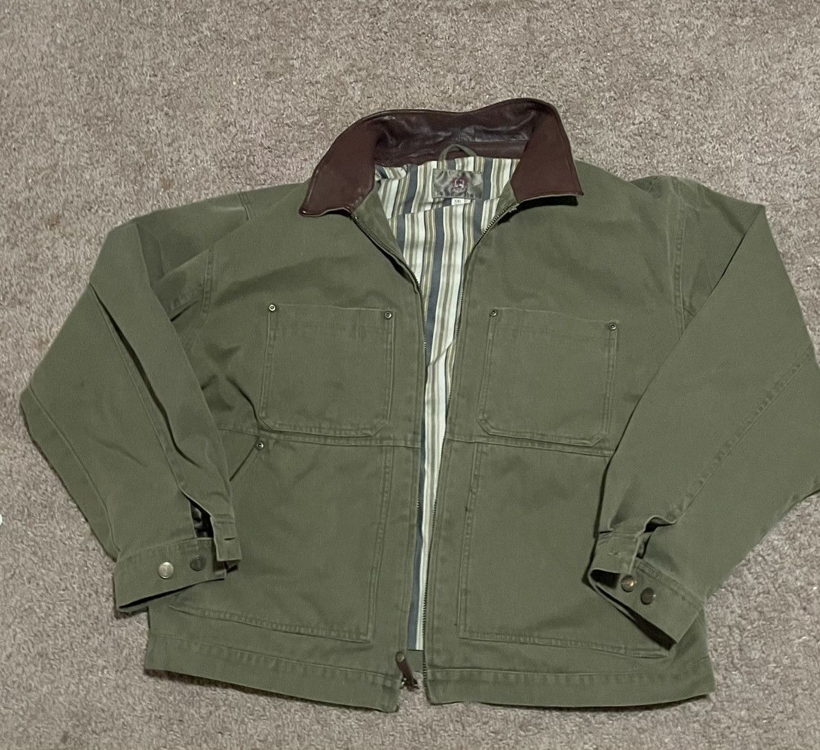The Territory Ahead Ripstop Vintage Streetwear Denim Jacket Mens Size US XXL / EU 58 / 5 - 1 Thumbnail