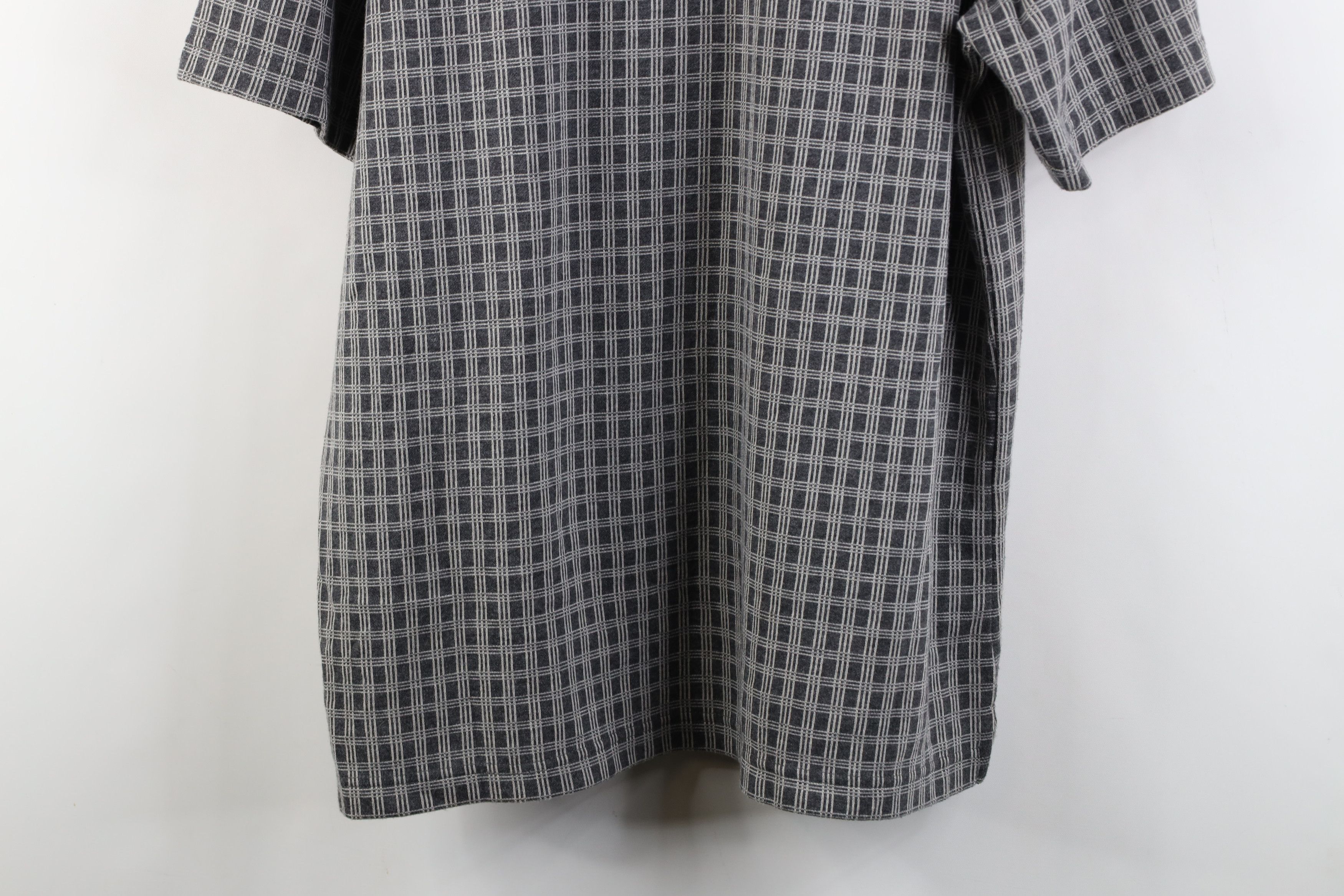 Vintage Vintage 90s Y2K Streetwear Checkered Golf Polo Shirt Gray Size US M / EU 48-50 / 2 - 12 Thumbnail
