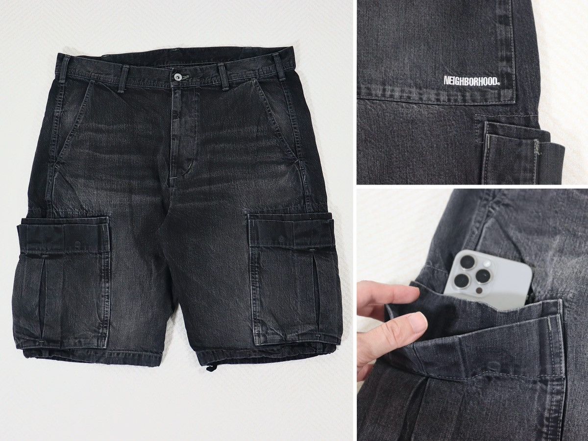 image of Neighborhood 20Ss Washed Cargo Nbhd in Black, Men's (Size 38)