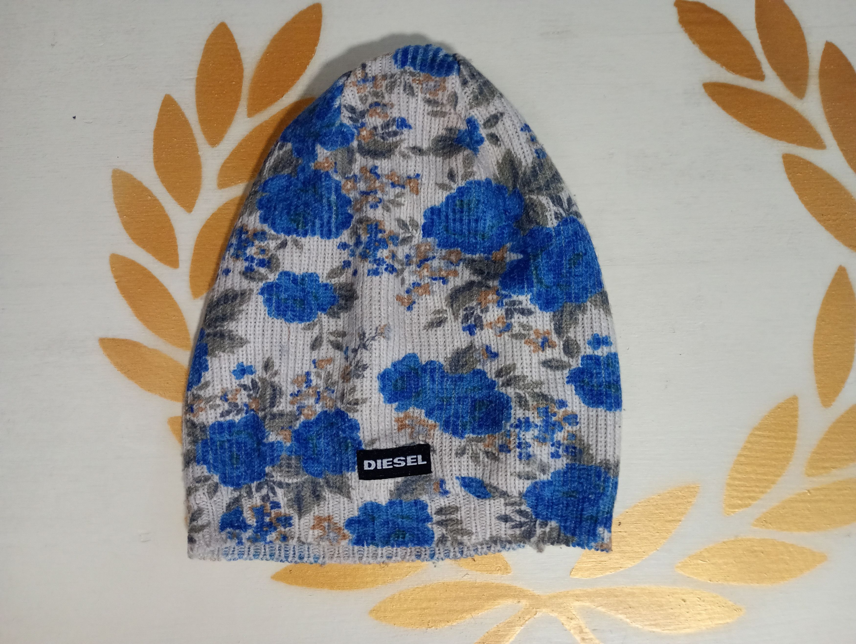 Diesel Diesel Floral Print Hat Vintage Size ONE SIZE - 2 Thumbnail