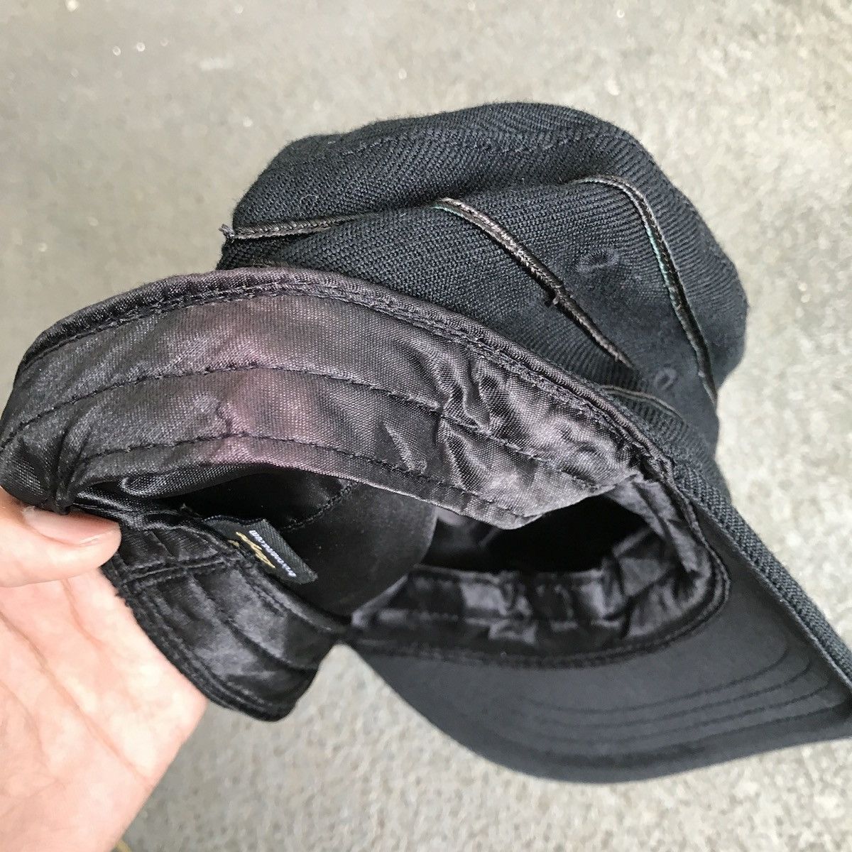 Birkenstock Pillbox hat Initial B for brikenstock. Black on black Size ONE SIZE - 16 Thumbnail