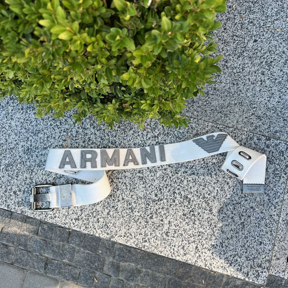 Hysteric Glamour Armani Rhinestones Faded Distressed BB Simons Style Belt Size ONE SIZE - 1 Thumbnail