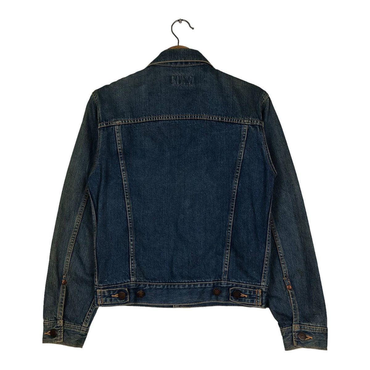 Japanese Brand 🔥VINTAGE CROPPED DENIM TRUCKER JACKET EDWI Size US M / EU 48-50 / 2 - 8 Thumbnail
