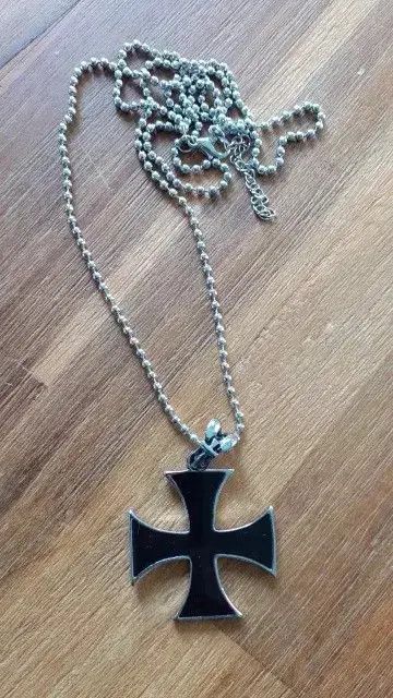 Other Iron Cross Pendant Chain Necklace Size ONE SIZE - 2 Thumbnail