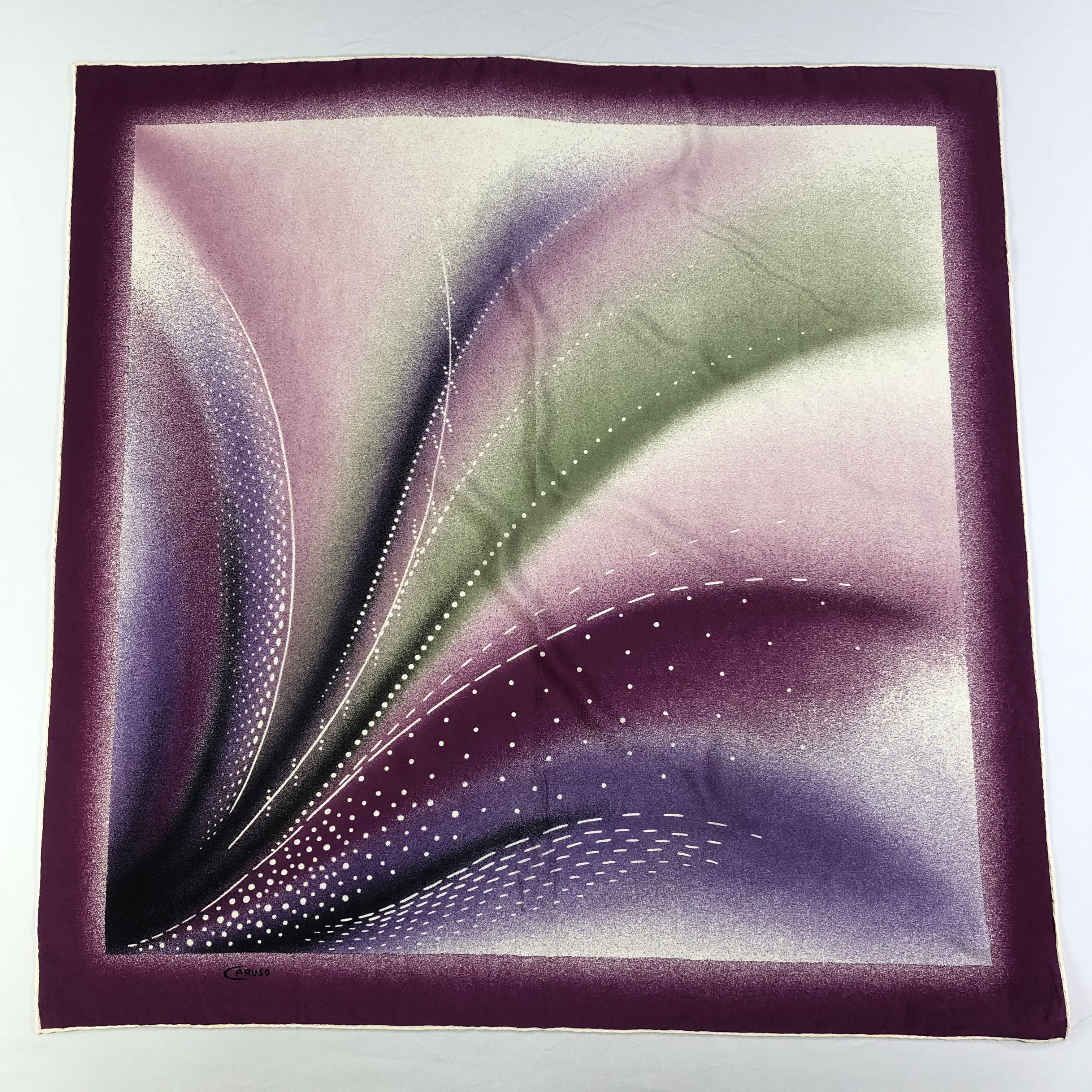 Caruso × Vintage Vintage Caruso Silk Scarf Size ONE SIZE - 2 Thumbnail