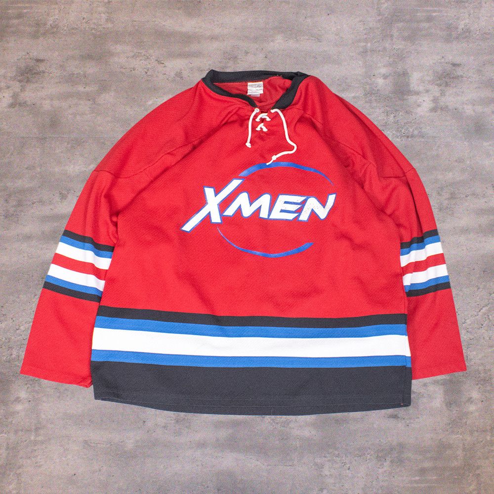Marvel Comics Vintage 1990's X-Men Oversize Baggy Burgandy Jersey Size US XXL / EU 58 / 5 - 1 Thumbnail