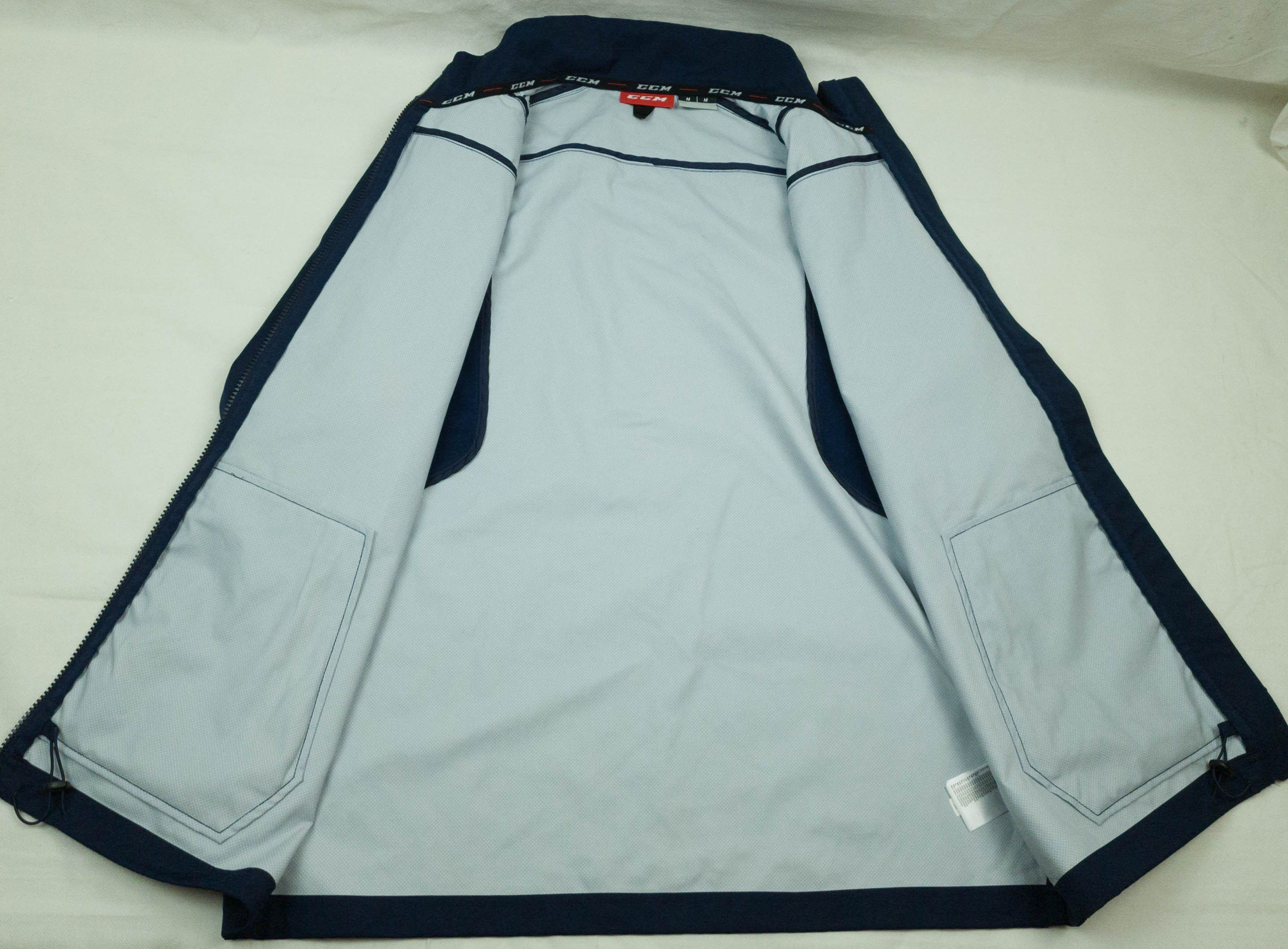 Ccm CCM TRAINING ZIP TRACK JACKET ICE HOCKEY VANTAR SIZE M Size US M / EU 48-50 / 2 - 6 Thumbnail