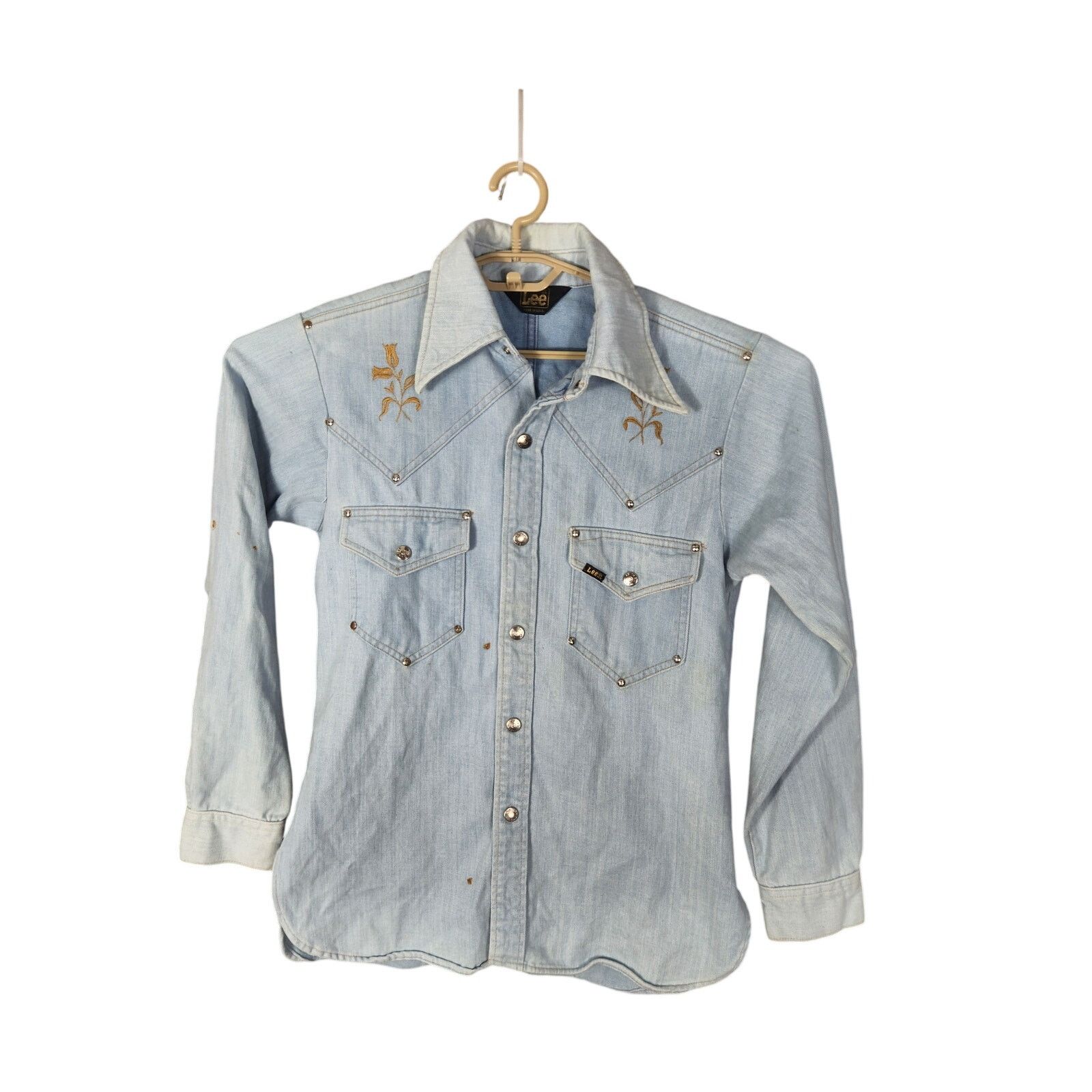 Lee Vintage 90s Western Lee Snap Up Men's large Size US L / EU 52-54 / 3 - 1 Thumbnail