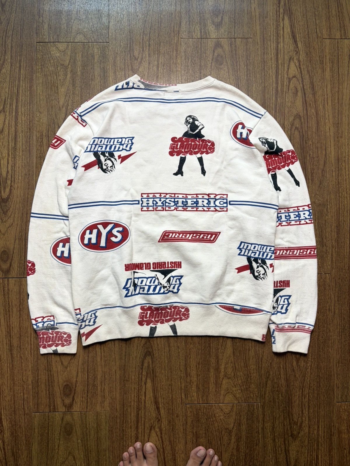 Hysteric Glamour FREE TAX! Hysteric Glamour Vixen Girl Printed Sweatshirt Size US M / EU 48-50 / 2 - 4 Thumbnail