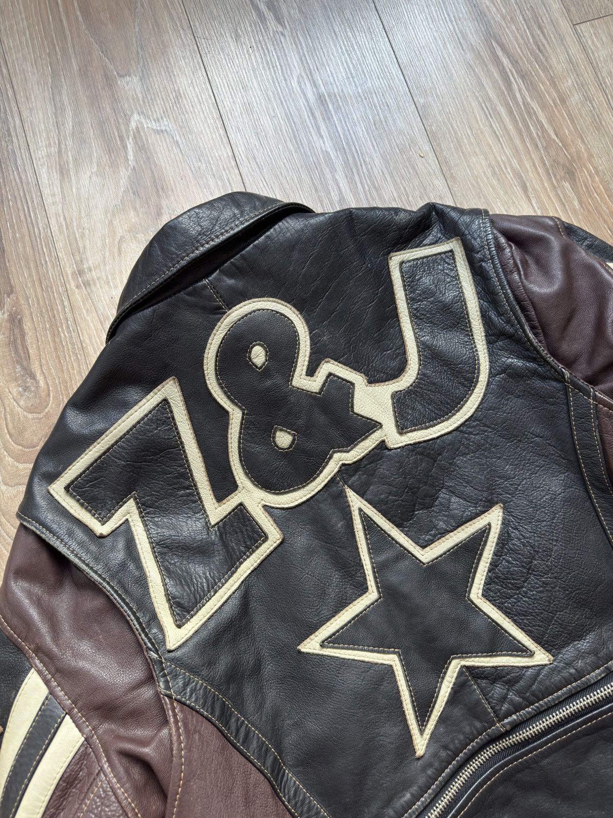 Vintage Zino & Judy Vintage 90’s Leather Biker Jacket RARE Size US M / EU 48-50 / 2 - 4 Thumbnail