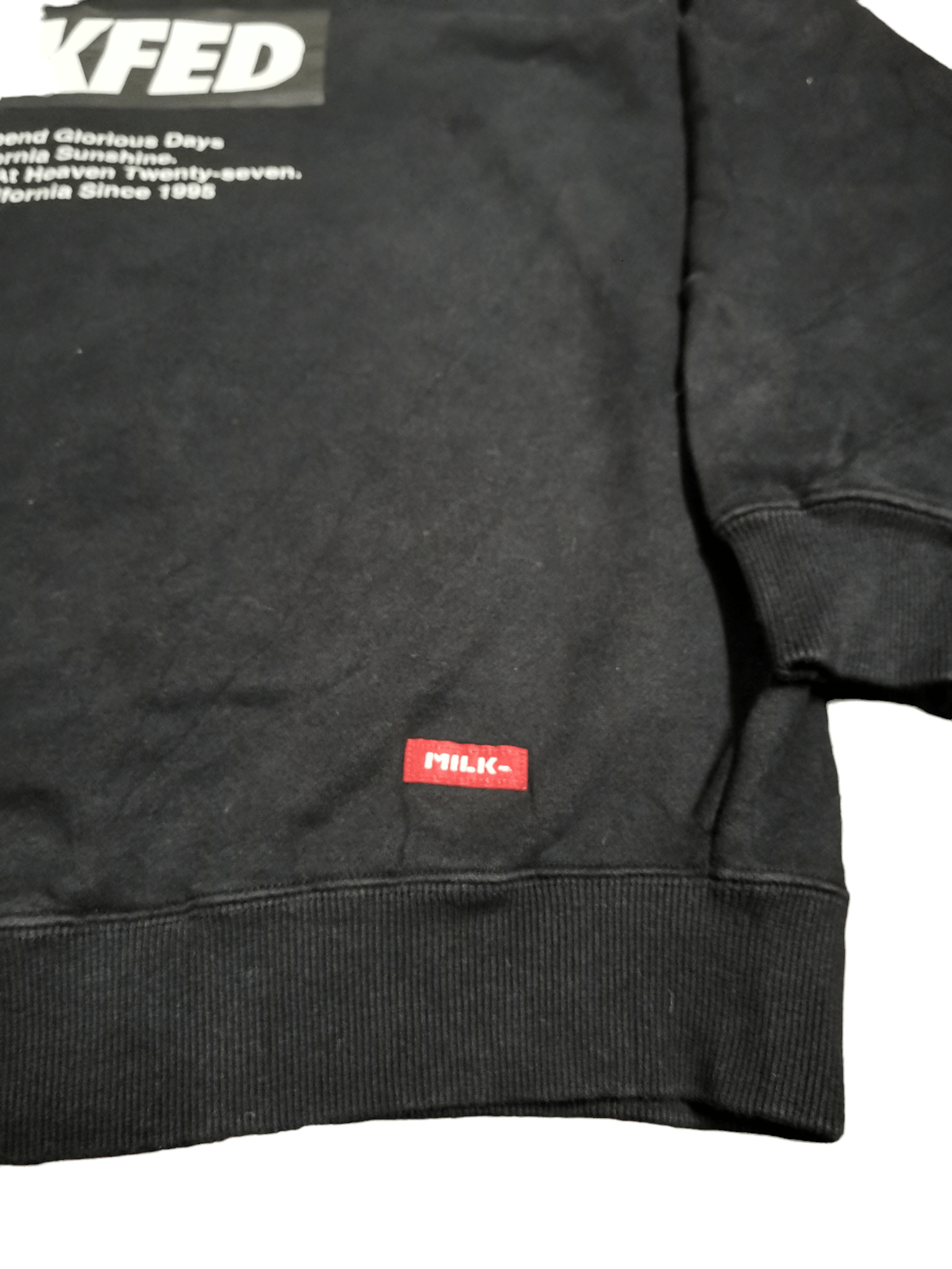 Japanese Brand 🔥Milkfed Center Logo Oversized Sweatshirt Size US XXL / EU 58 / 5 - 5 Thumbnail