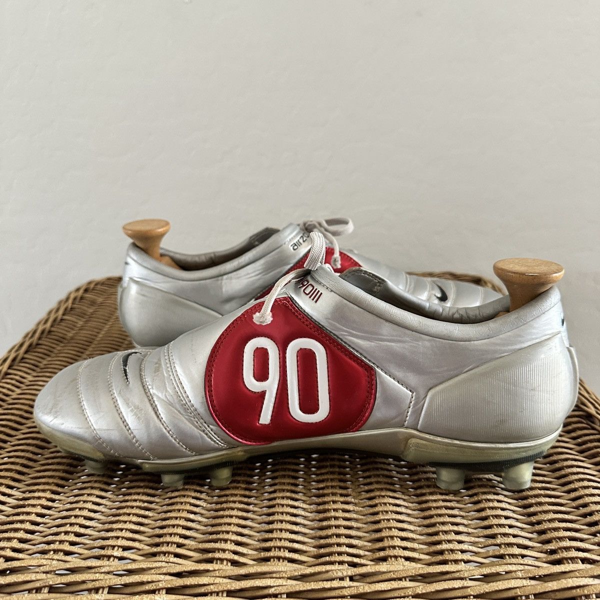 Nike Nike Total 90 Air Zoom FG Silver US12 Boots Cleats Italy Size US 12 / EU 45 - 9 Thumbnail