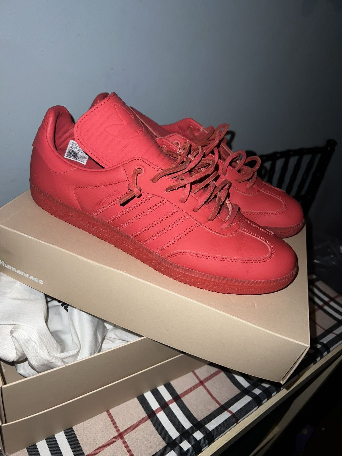 Adidas  Humanrace HumanRace x Adidas Samba Red | Grailed