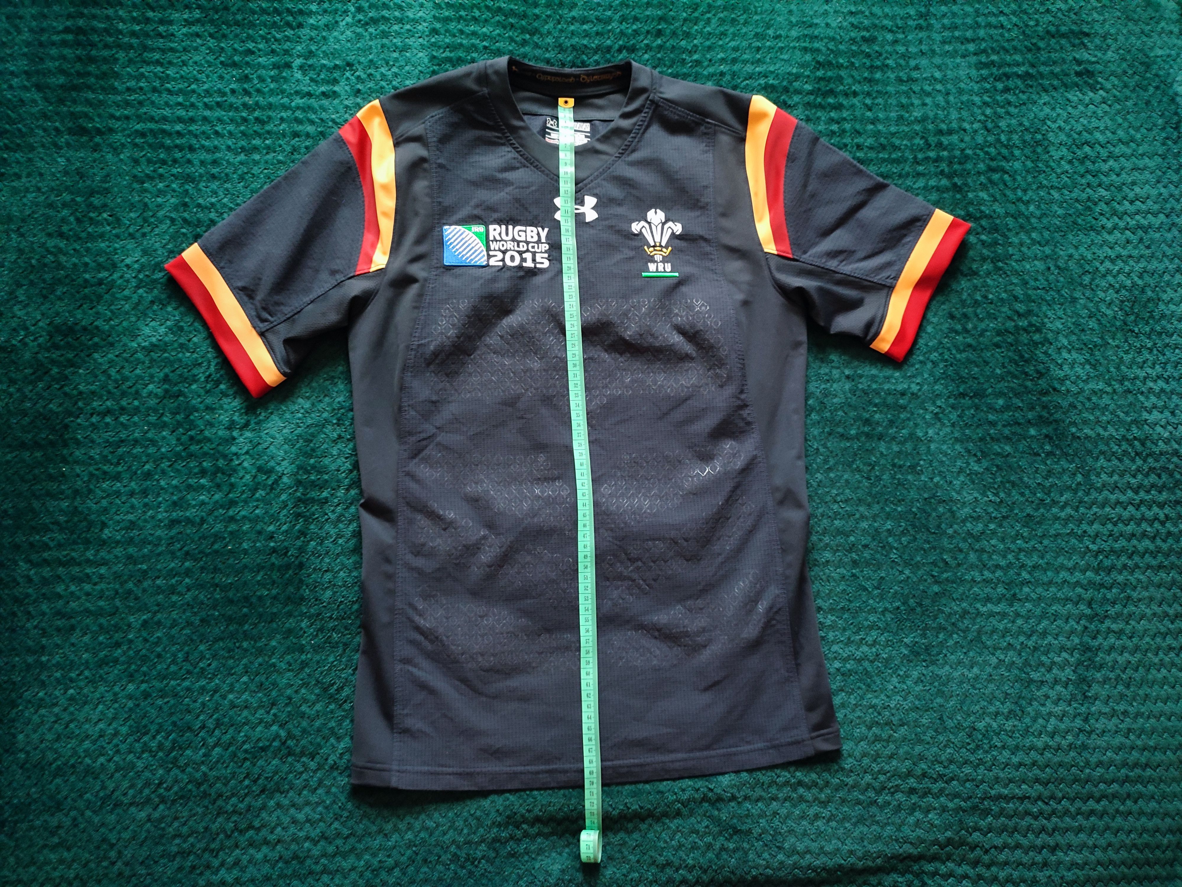Under Armour Wales WRU Rugby World Cup 2015 Under Armour Jersey Shirt Size US M / EU 48-50 / 2 - 5 Thumbnail
