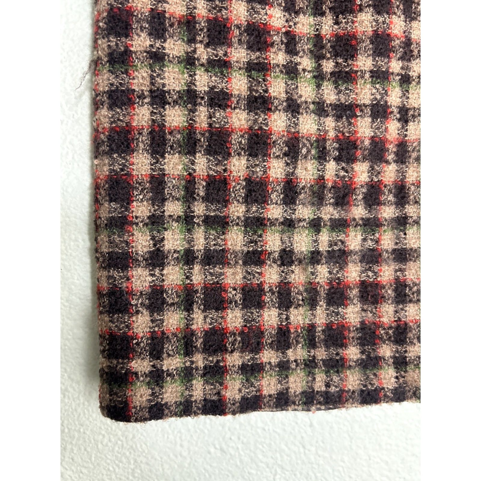 Pendleton VINTAGE Pendleton Wool & Mohair Plaid Skirt Petite Sz 14 Flat Front Lined 36x23 Size 36" / US 14 / IT 50 - 2 Thumbnail