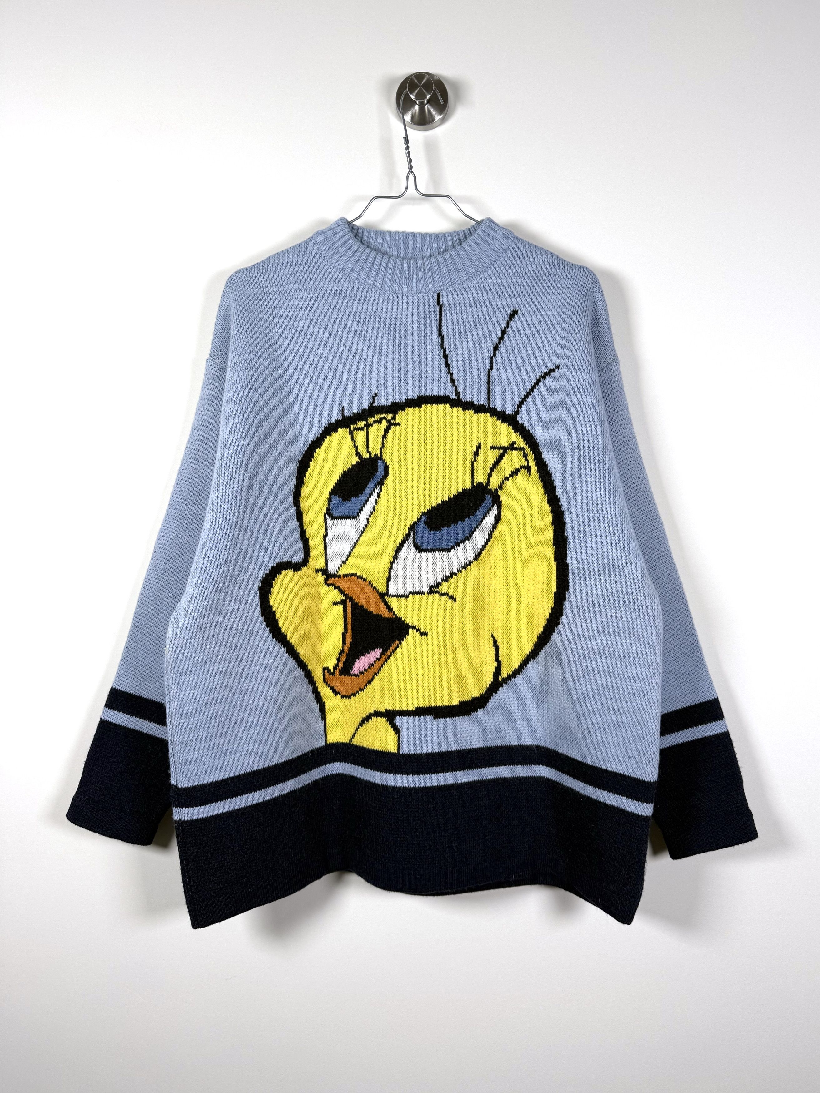 Warner Bros y2k Looney Tunes Warner Bros Tweety Bird Sweater Size US M / EU 48-50 / 2 - 2 Thumbnail