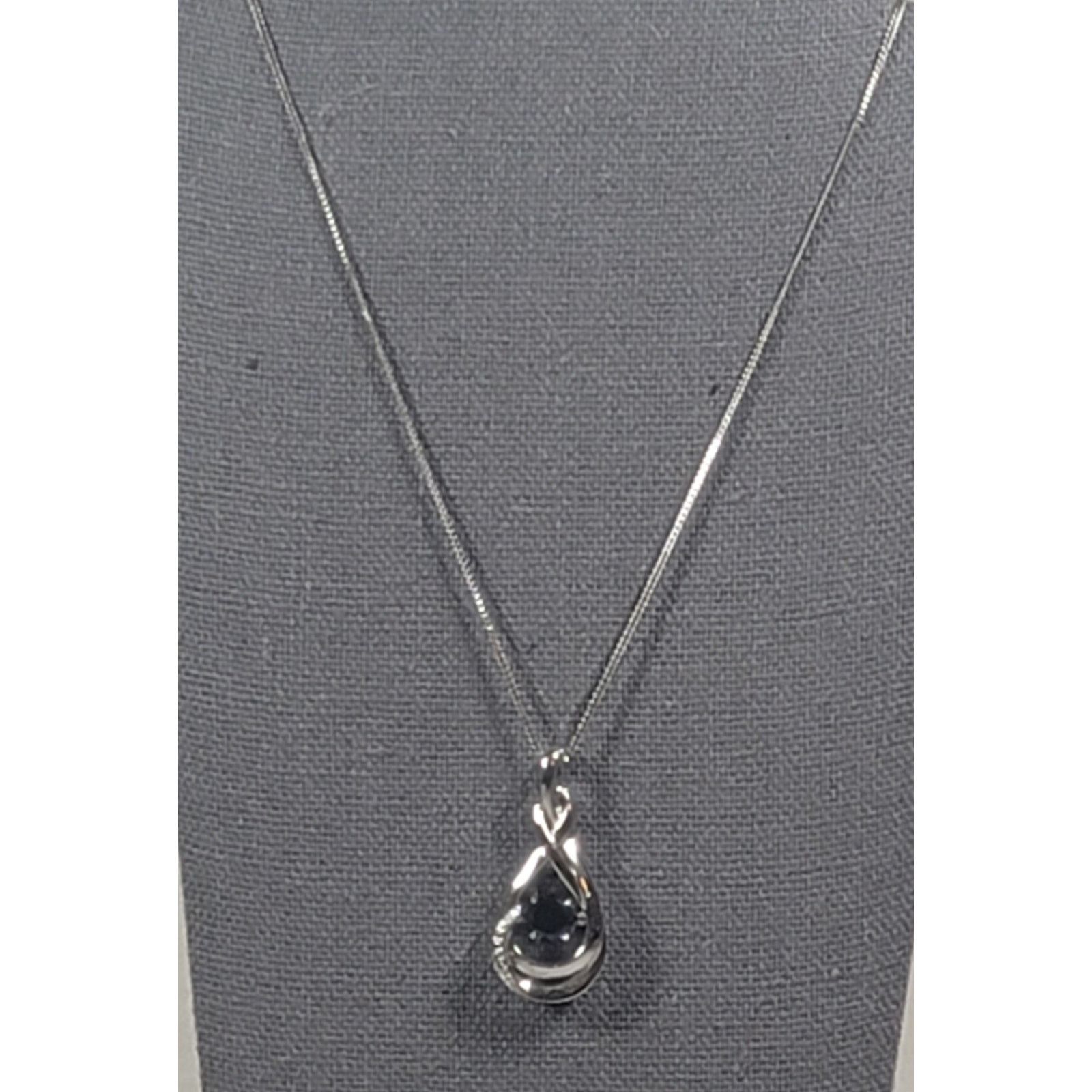 Other Sterling Silver Floating Stone Infinity Closure Necklace Size ONE SIZE - 6 Thumbnail