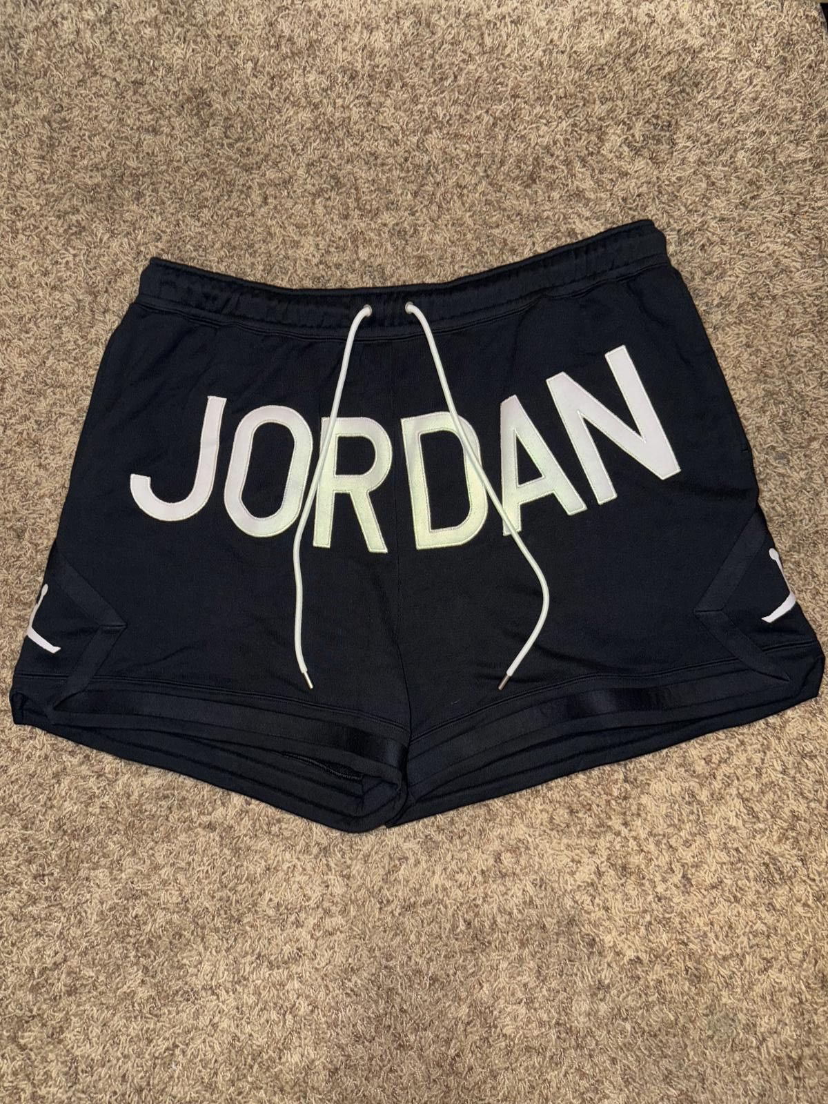 Nike Jordan Men’s Nina Chanel Abney Fleece Black Shorts Sample Size US 44 / EU 60 - 1 Thumbnail