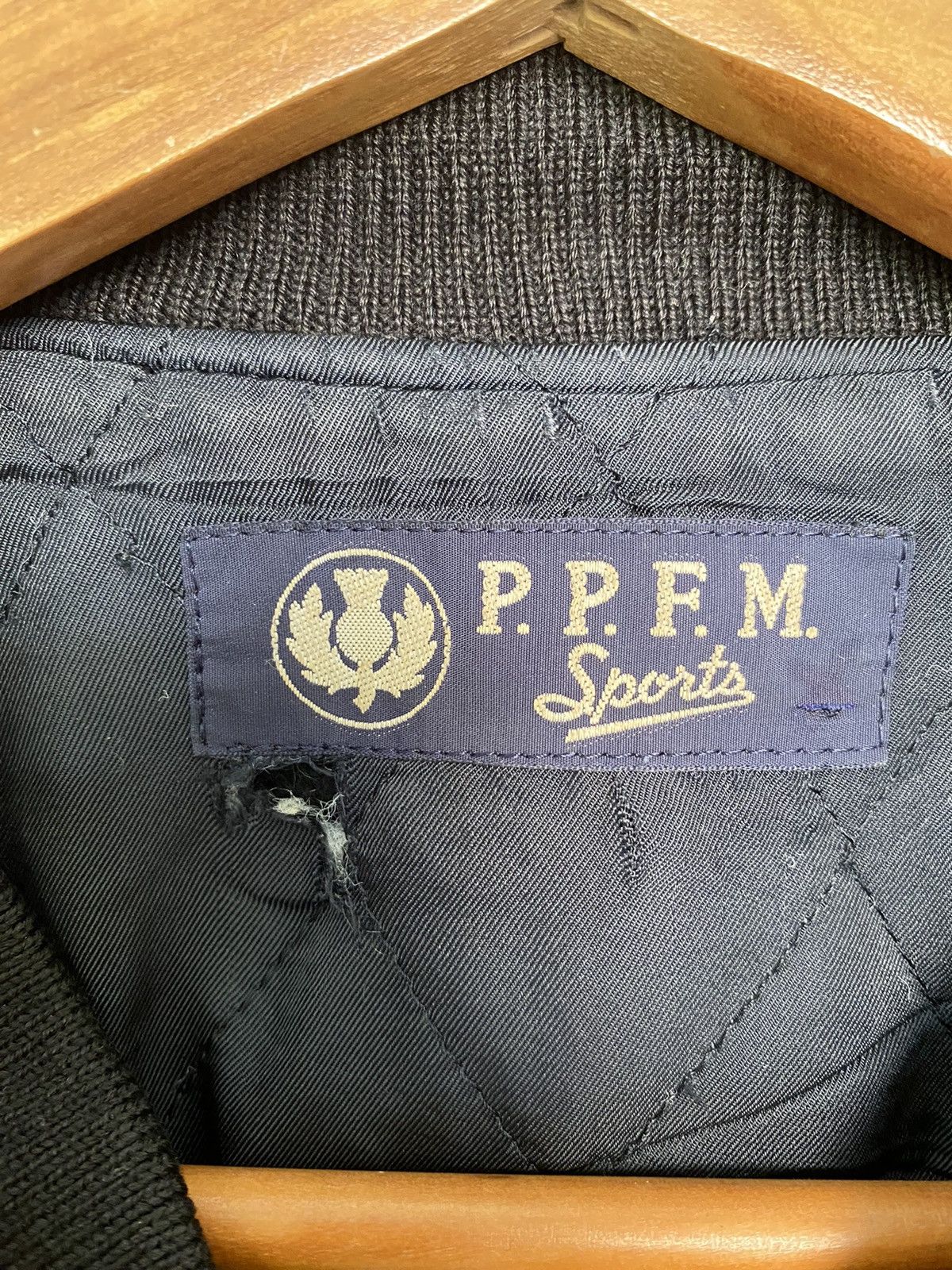 PPFM AW1987 PPFM wool Varsity bomber jacket Size US L / EU 52-54 / 3 - 12 Thumbnail