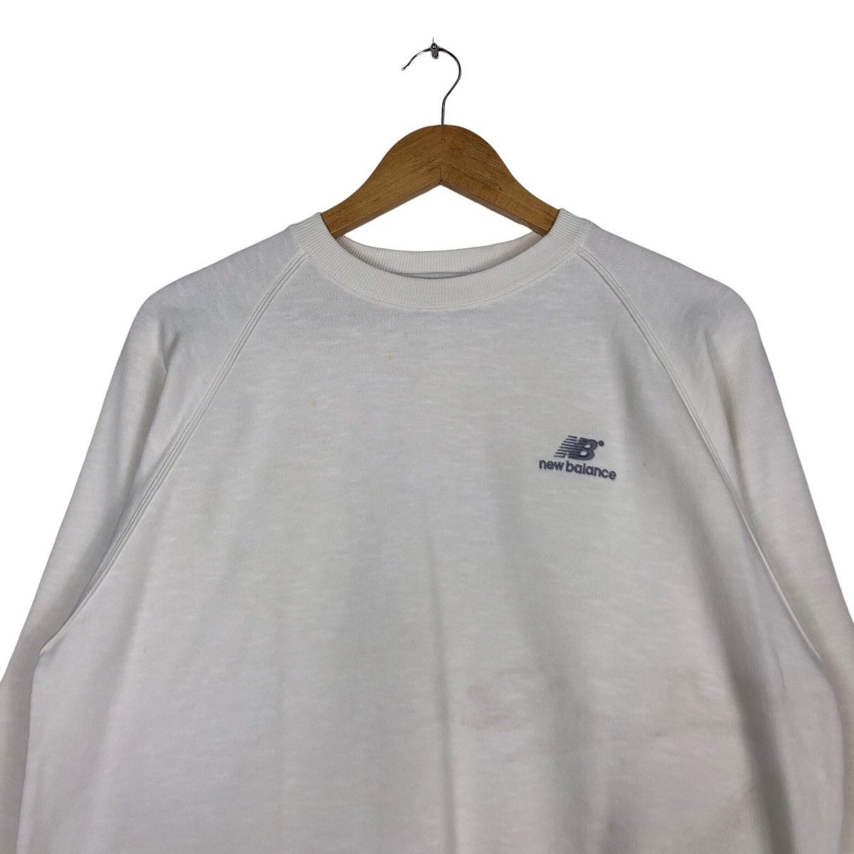 Japanese Brand × New Balance New Balance Vintage Sweatshirt Casual 90s Streetwear Medium Size US M / EU 48-50 / 2 - 2 Thumbnail