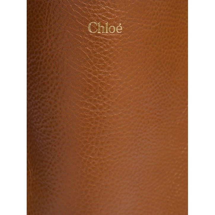 Chloe Chloe Medium Spin Clay Brown Grained Leather Tote Bag New & Size ONE SIZE - 3 Thumbnail