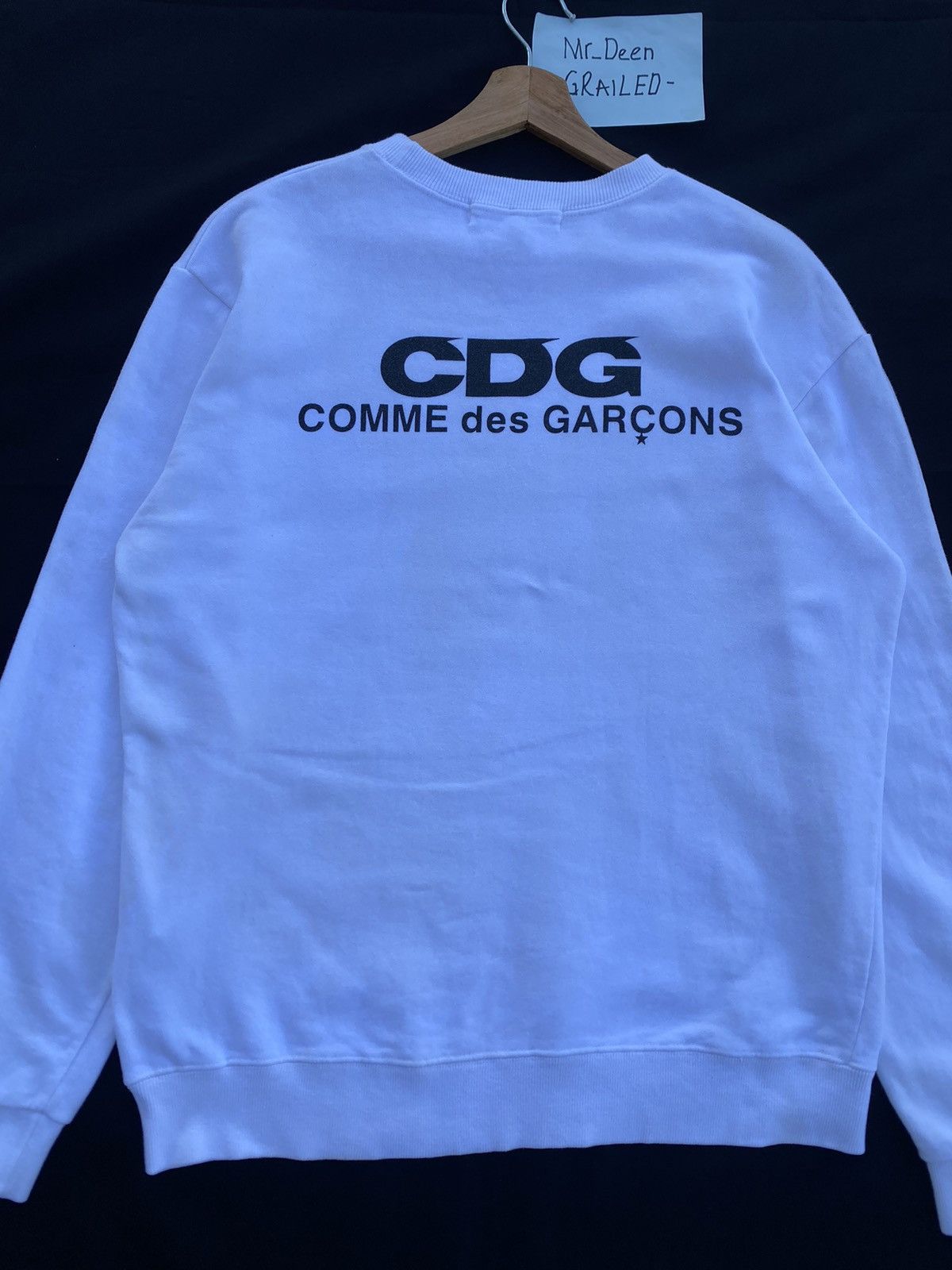 Comme des Garcons Rare Comme Des Garcons CDG Big Spellout Sweatshirt Size US L / EU 52-54 / 3 - 10 Thumbnail