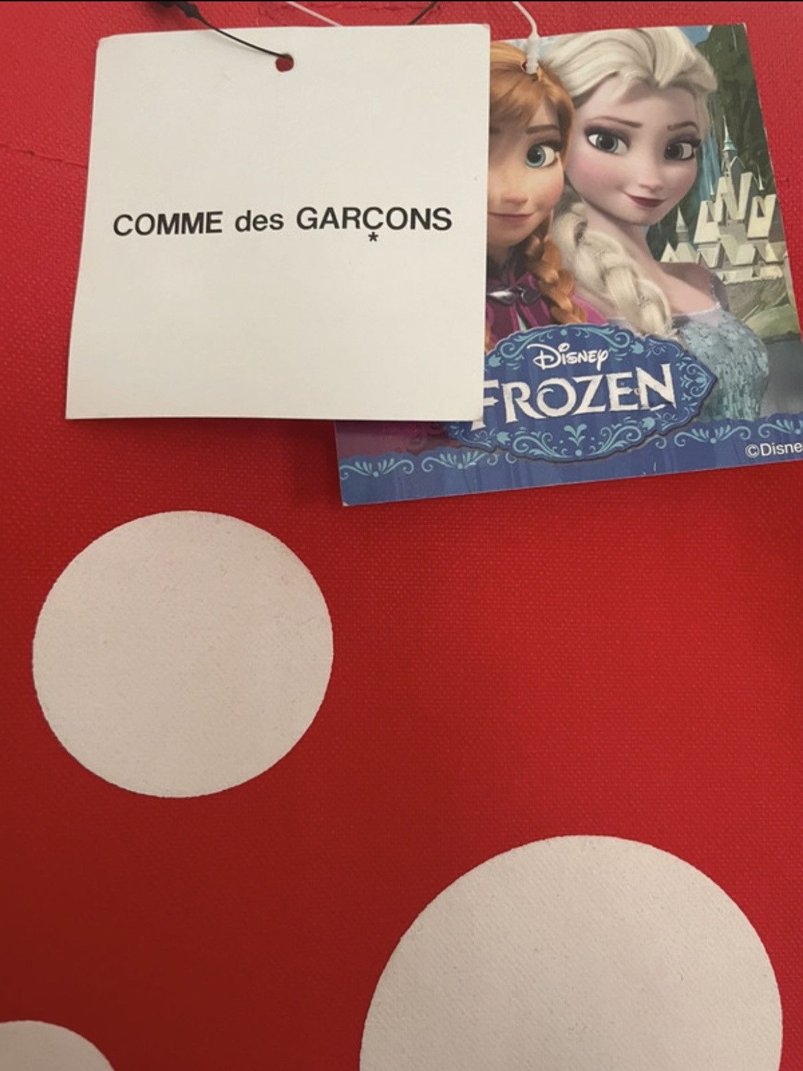 Comme des Garcons Comme des Garçons x Disney Frozen Tote Bag Made Japan NWT Size ONE SIZE - 3 Thumbnail