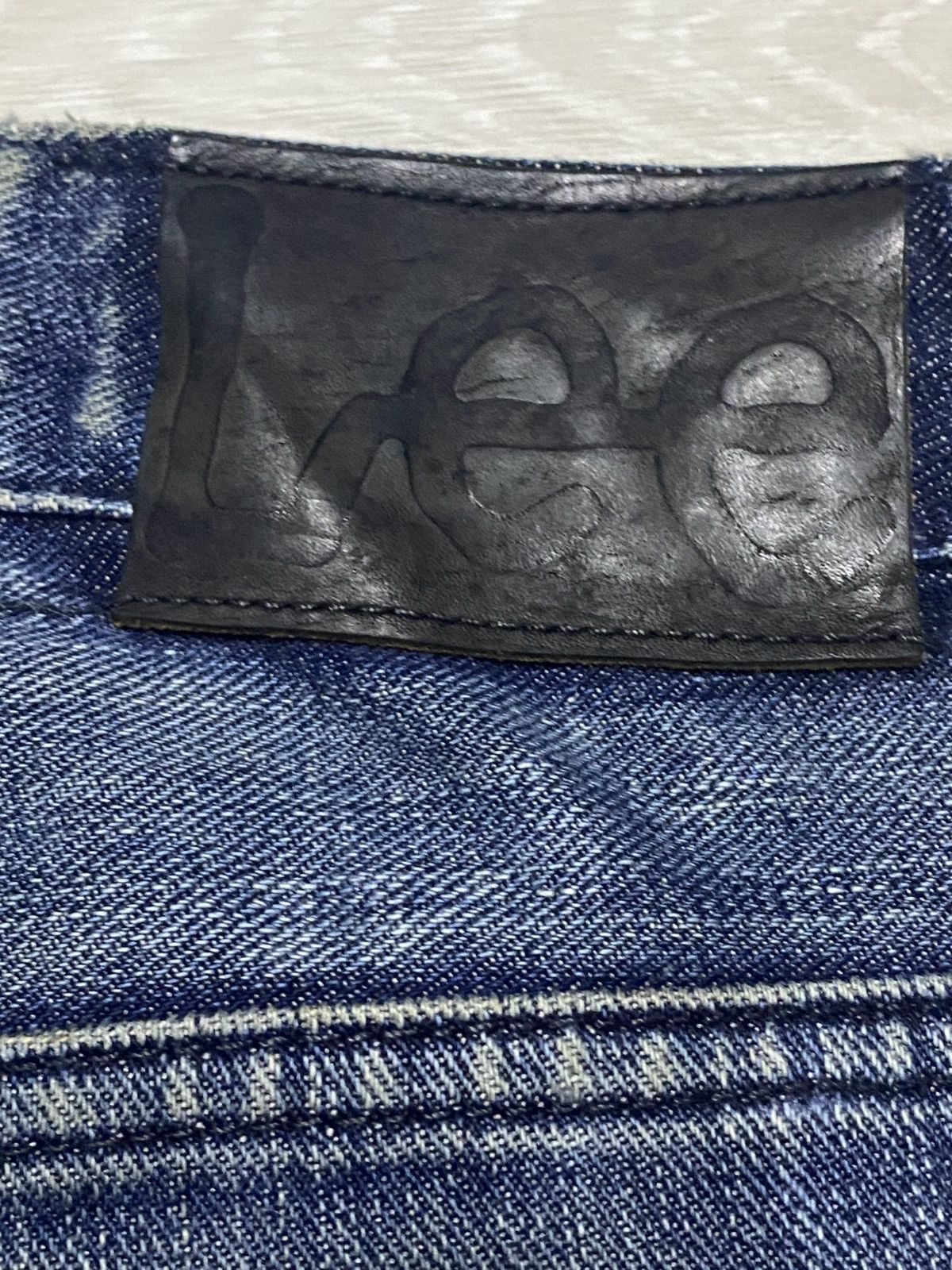 Lee × Number (N)ine Lee Riders Sanforized Dirty Wash Distressed Loose Jeans Size US 30 / EU 46 - 14 Thumbnail
