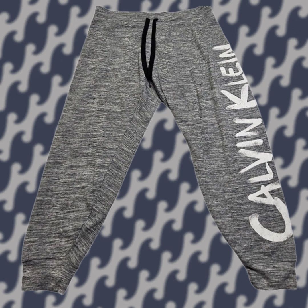 Calvin Klein Calvin Klein Performance Jogger Sweatpants Mens XL Gray Lounge Athletic Logo Size 40" / US 18 - 1 Thumbnail