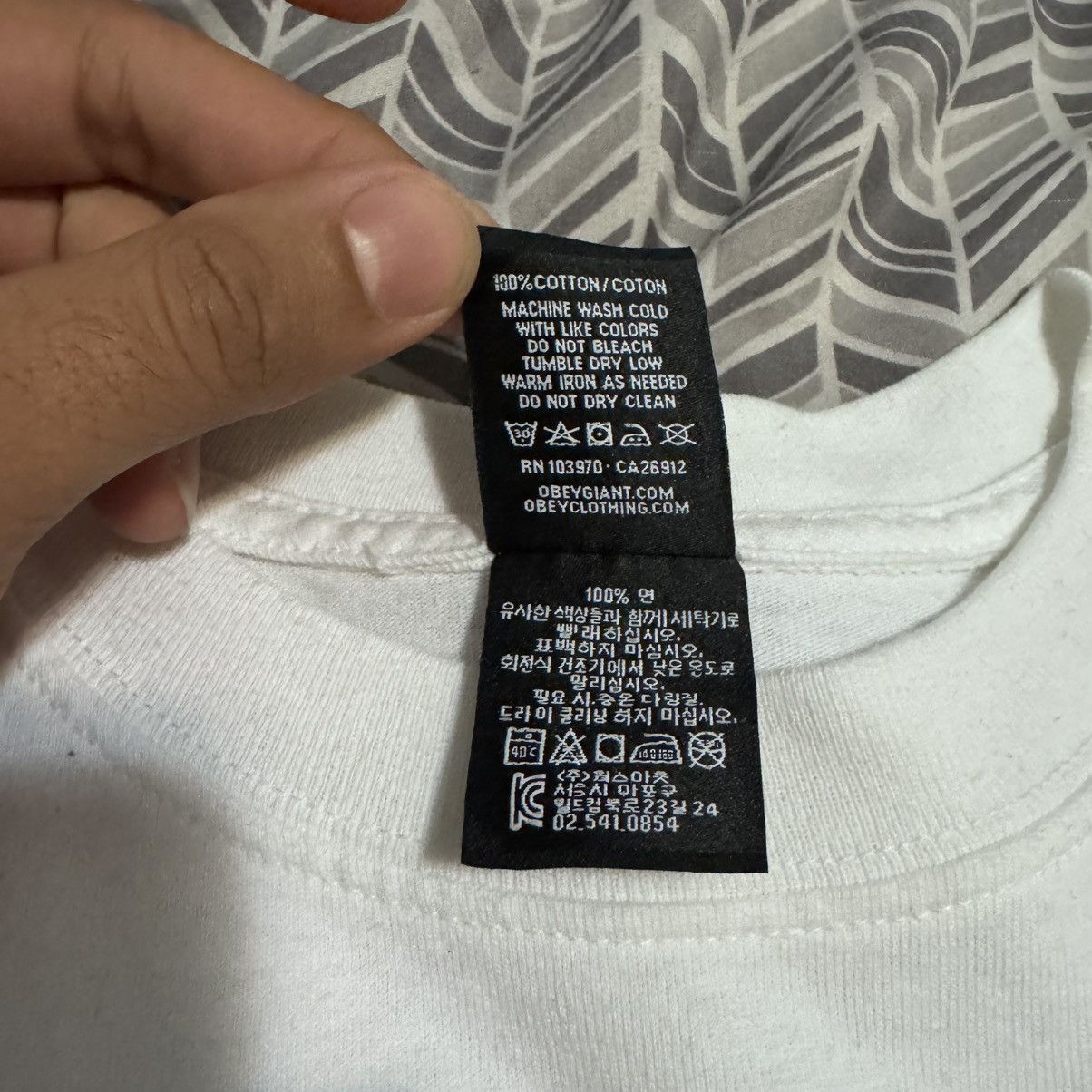 Obey Peace Justice Equality Long Sleeve T-Shirt - White Size US L / EU 52-54 / 3 - 4 Thumbnail
