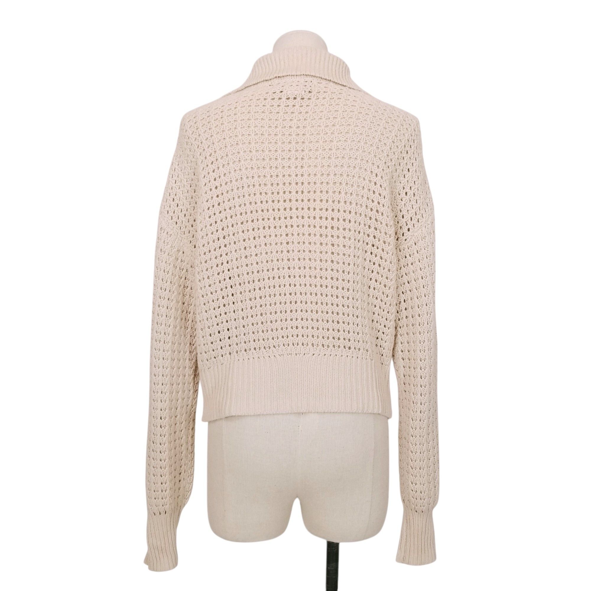 Rachel Zoe Button Front Cotton Cardigan Size S / US 4 / IT 40 - 4 Thumbnail