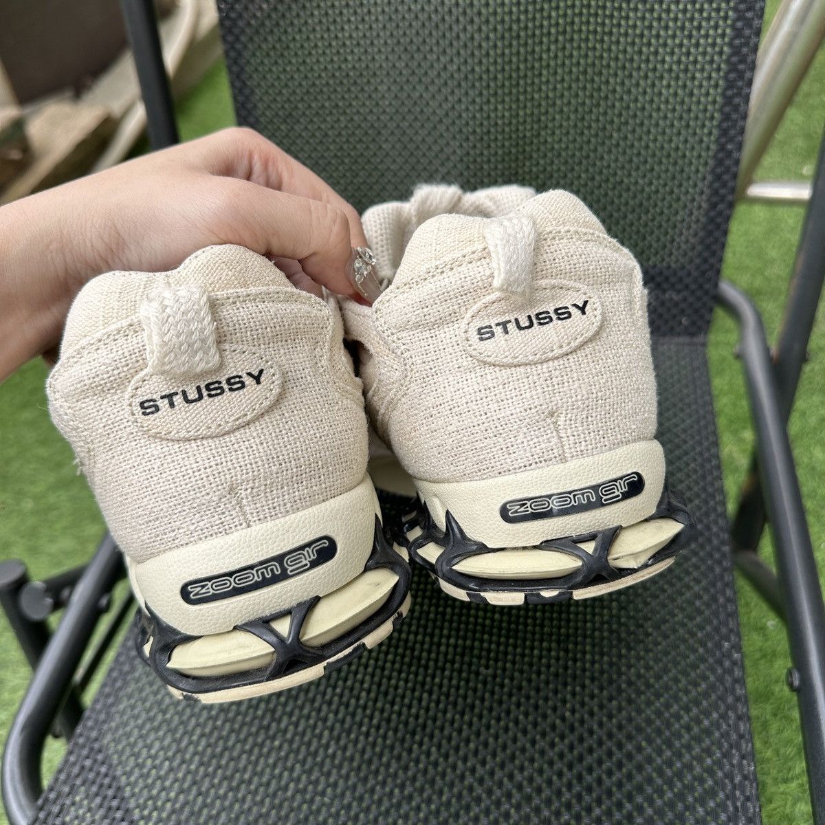 Nike × Stussy Stussy x Nike Spiridon zoom Caged 2 Fossil CQ5486-200 Size US 10.5 / EU 43-44 - 5 Thumbnail