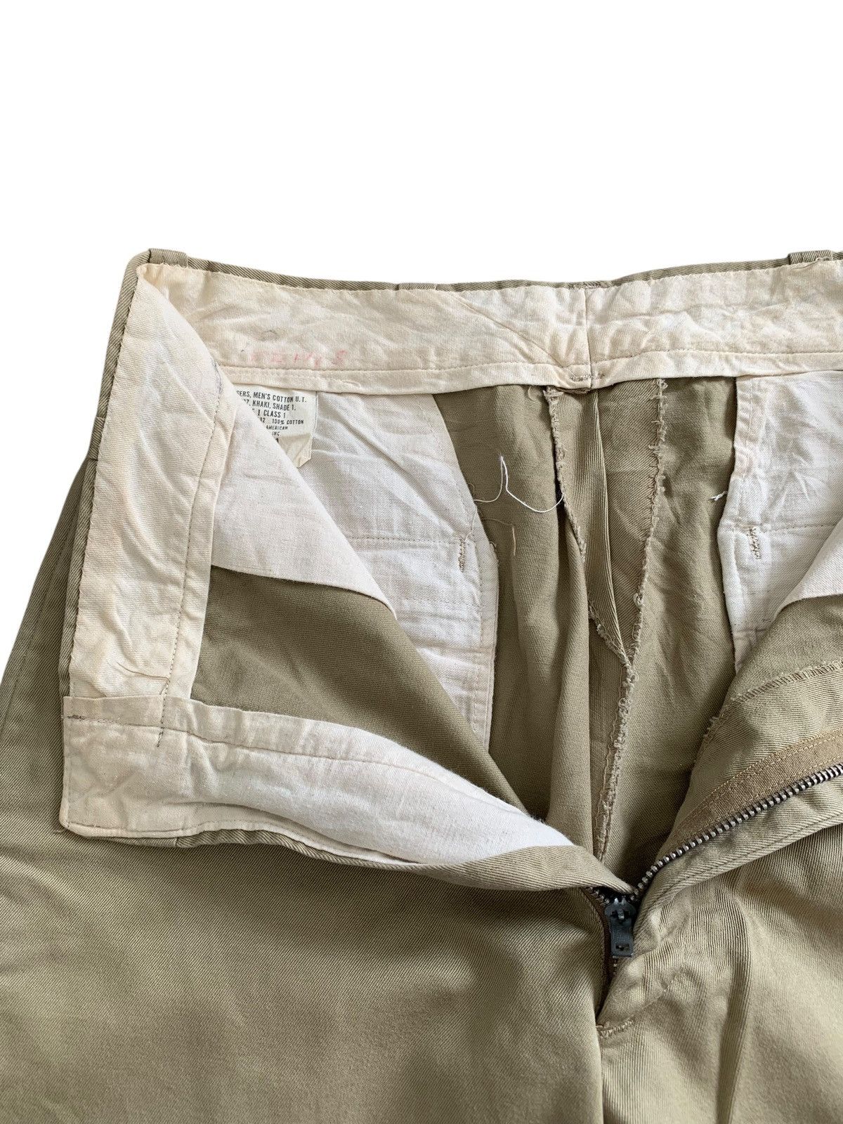 Vintage Vintage 60s Us Army Military Khaki Trousers Size US 28 / EU 44 - 5 Thumbnail