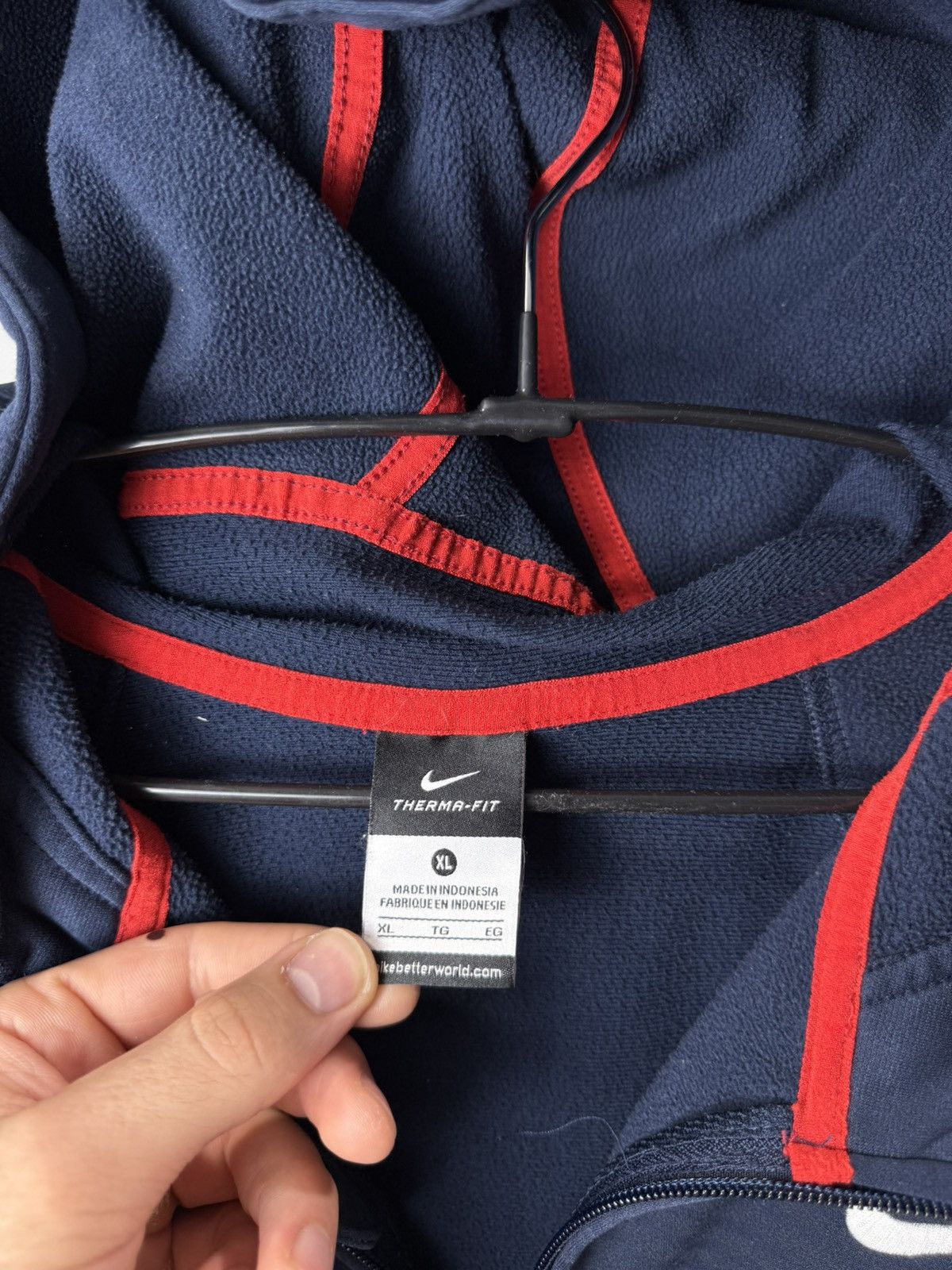 Nike Nike USA United States Of America National Team Hoodie Size US XL / EU 56 / 4 - 5 Thumbnail