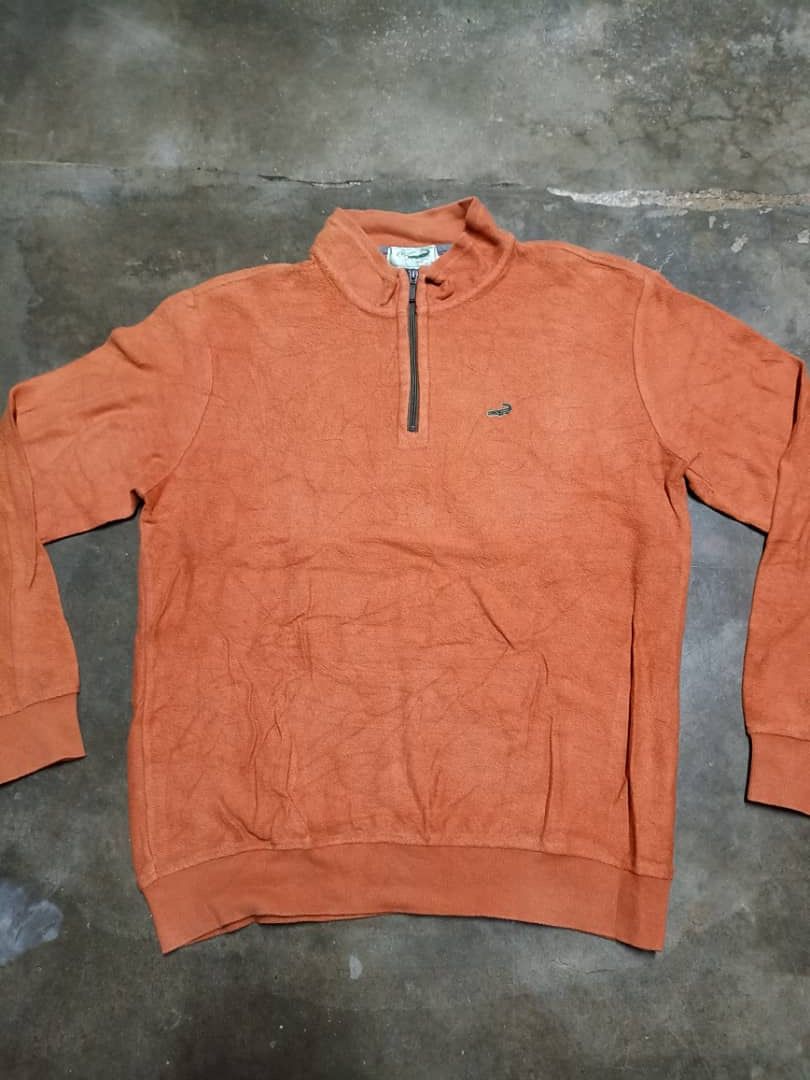 Japanese Brand Crocodile half zip Sweatshirt Size US L / EU 52-54 / 3 - 3 Thumbnail