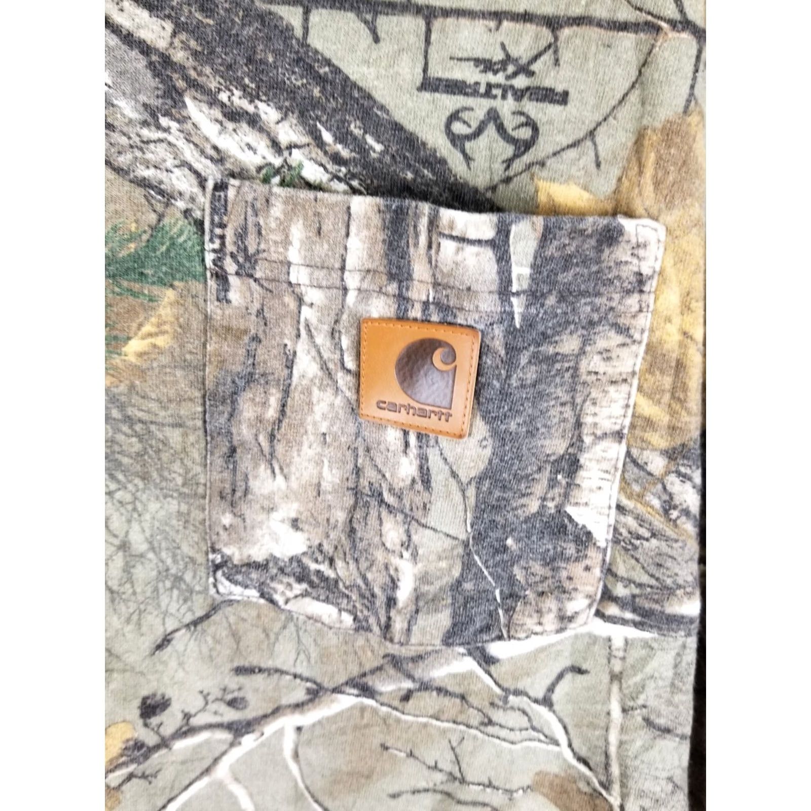 Carhartt VINTAGE Carhartt ONE POCKET LONG SLEEVE REAL TREE CAMOUFLAGE T-SHIRT SZ 3XL MEN Shirt XL? Size US XXL / EU 58 / 5 - 2 Thumbnail