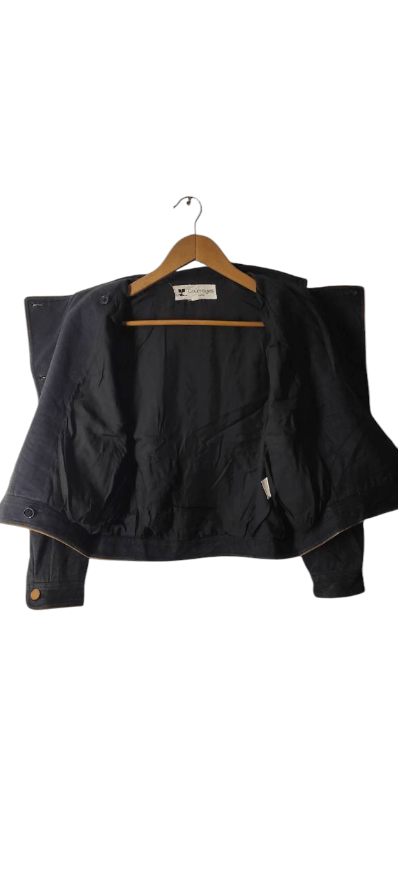 Courreges VINTAGE COUREGES PARIS DOUBLE BREAST DENIM JACKET Size M / US 6-8 / IT 42-44 - 8 Thumbnail