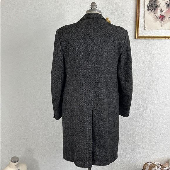 Crombie Cloth Made by Crombie Tweed Men's Coat Herringbone Jacket Mi Size US L / EU 52-54 / 3 - 7 Thumbnail