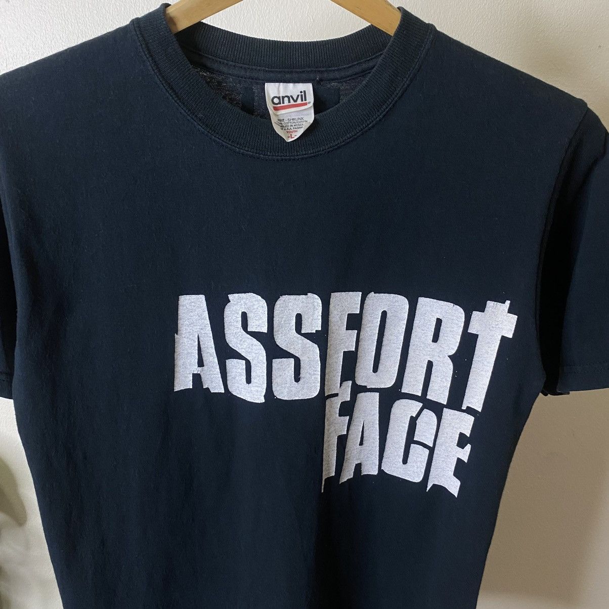 Band Tees Vintage 2004 Assfort Japanese Hardcore Punk Band Face Album Size US S / EU 44-46 / 1 - 2 Thumbnail