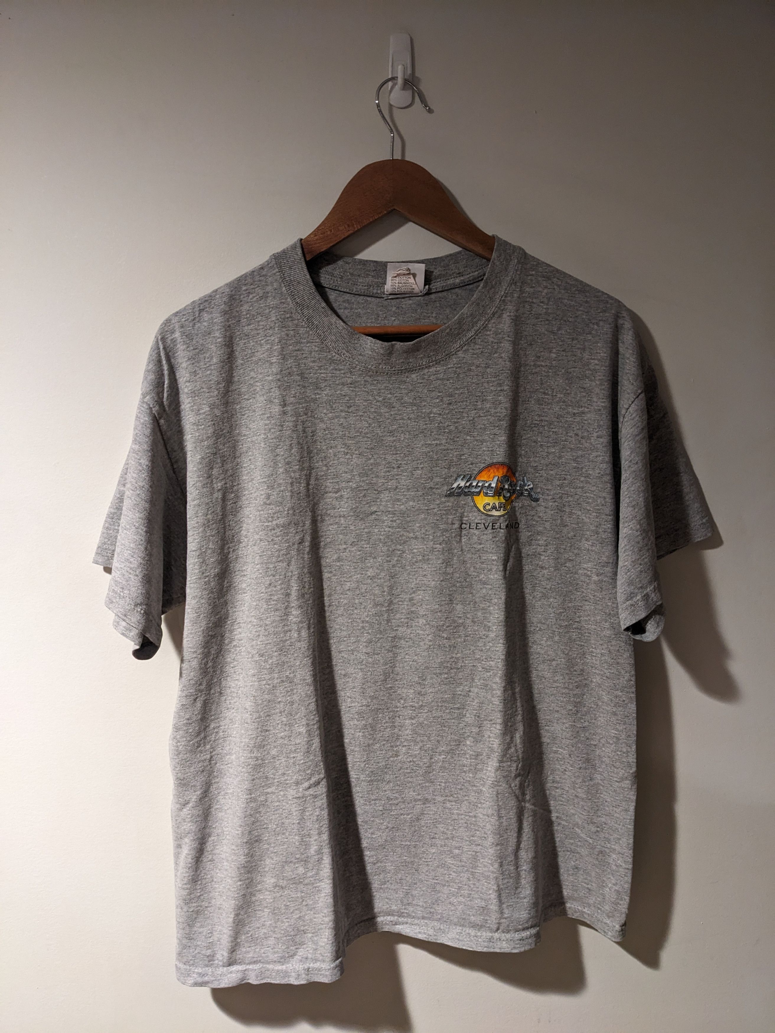 Hard Rock Cafe × Vintage Vintage 2000 Hard Rock Cafe Cleveland Guitar Large T-Shirt Size US L / EU 52-54 / 3 - 3 Thumbnail