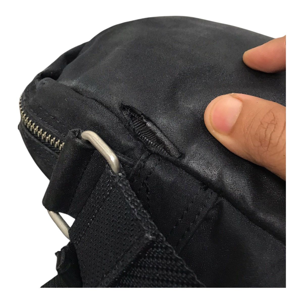 Japanese Brand × Jean Paul Gaultier Jean Paul Gaultier Damage Black Sling Bag Size ONE SIZE - 6 Thumbnail
